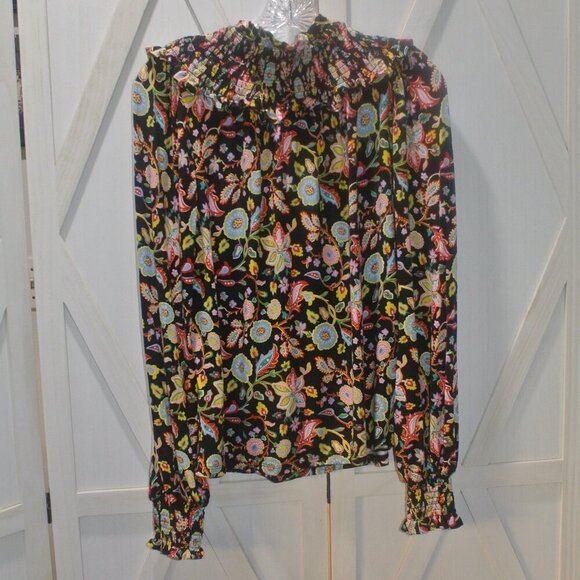 Boden Smocked Neck Jersey Top - Picture 6 of 9